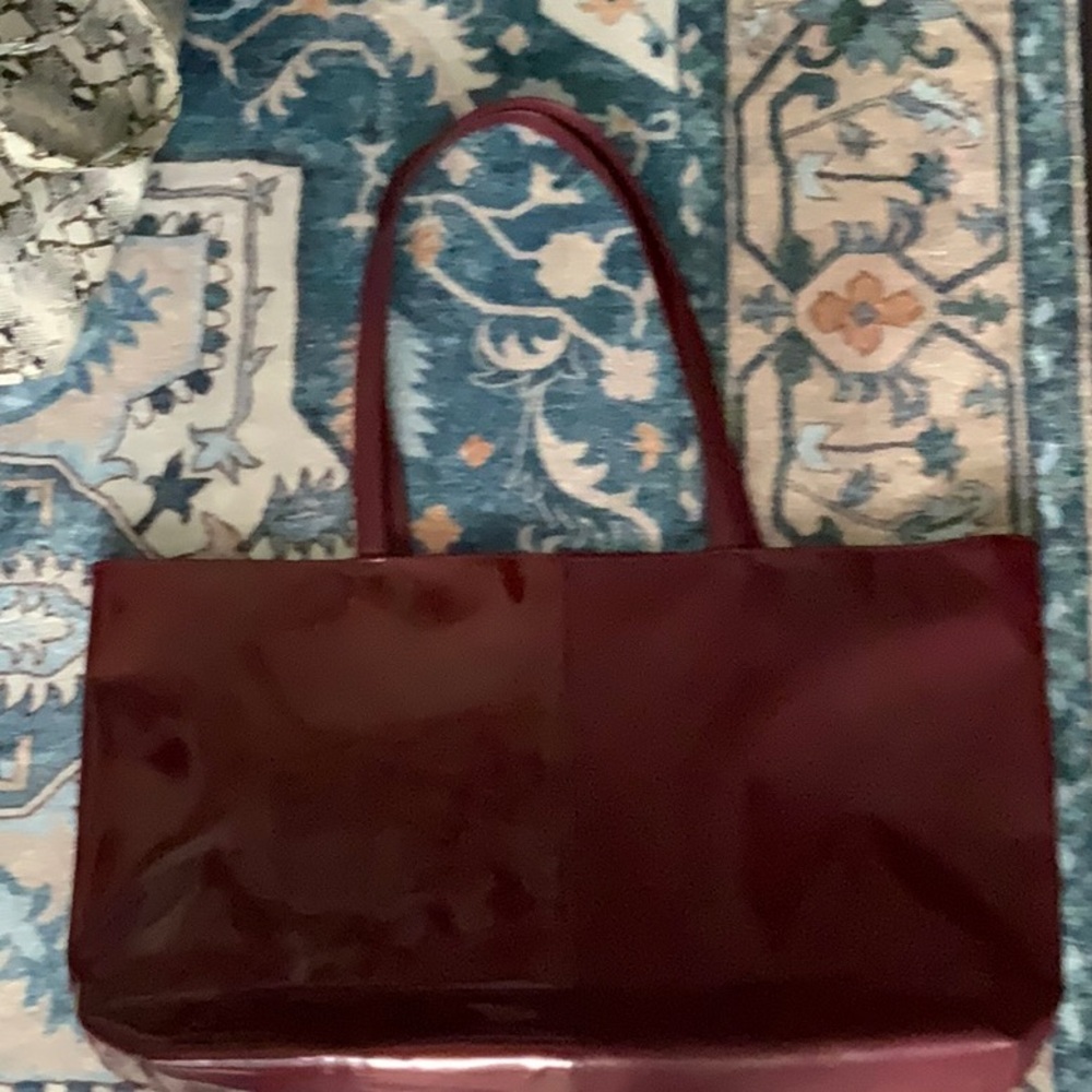 Elegant Burgundy Tote Bag